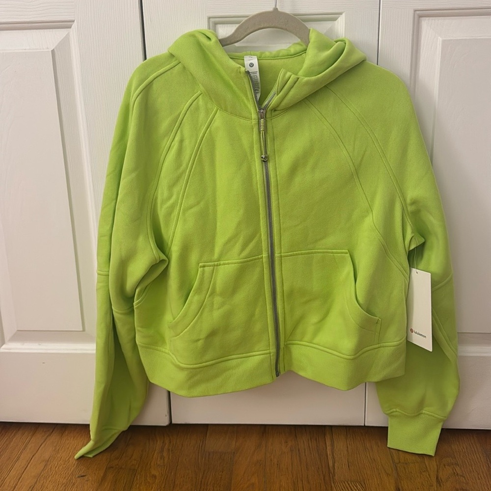 NWT lululemon oversized scuba full zip hoodie